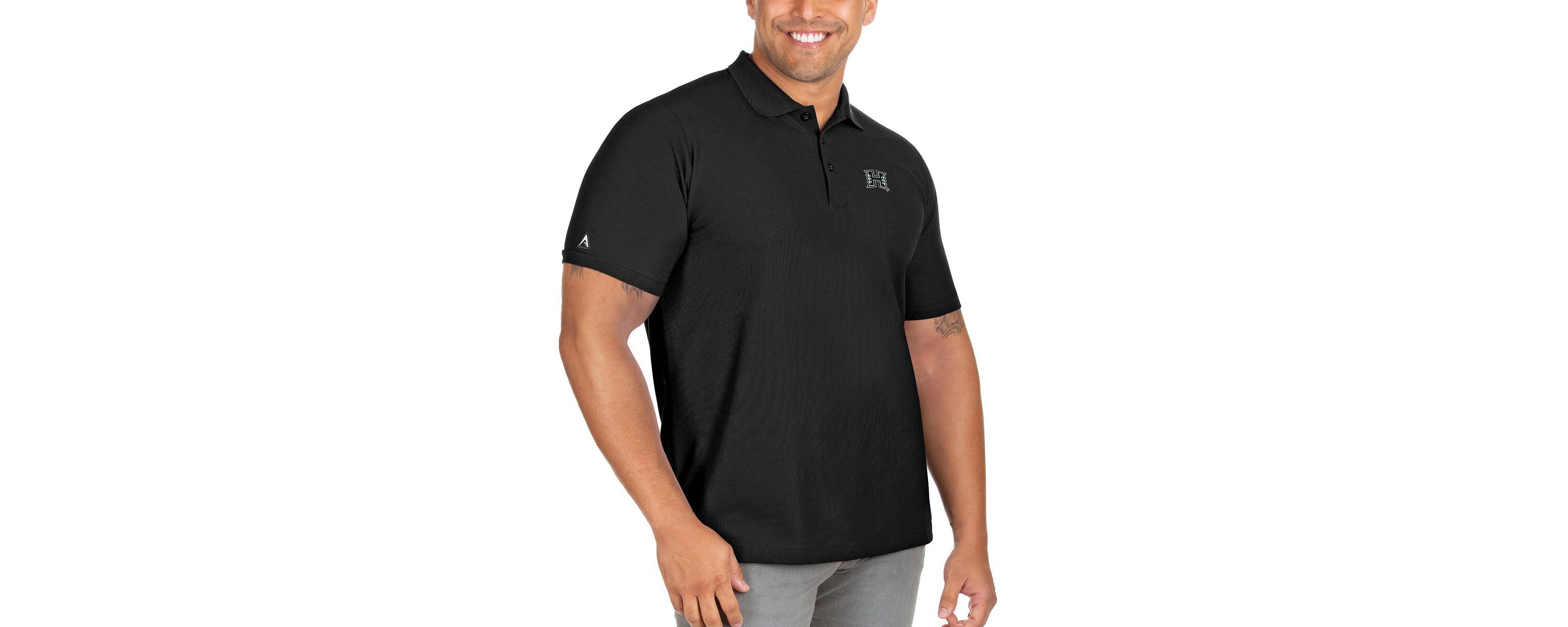 Hawaii Rainbow Warriors NCAA Hawaii Warriors Big & Tall Legacy Pique Polo
