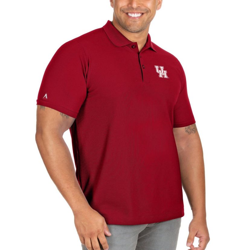 NCAA Houston Cougars Big & Tall Legacy Pique Polo