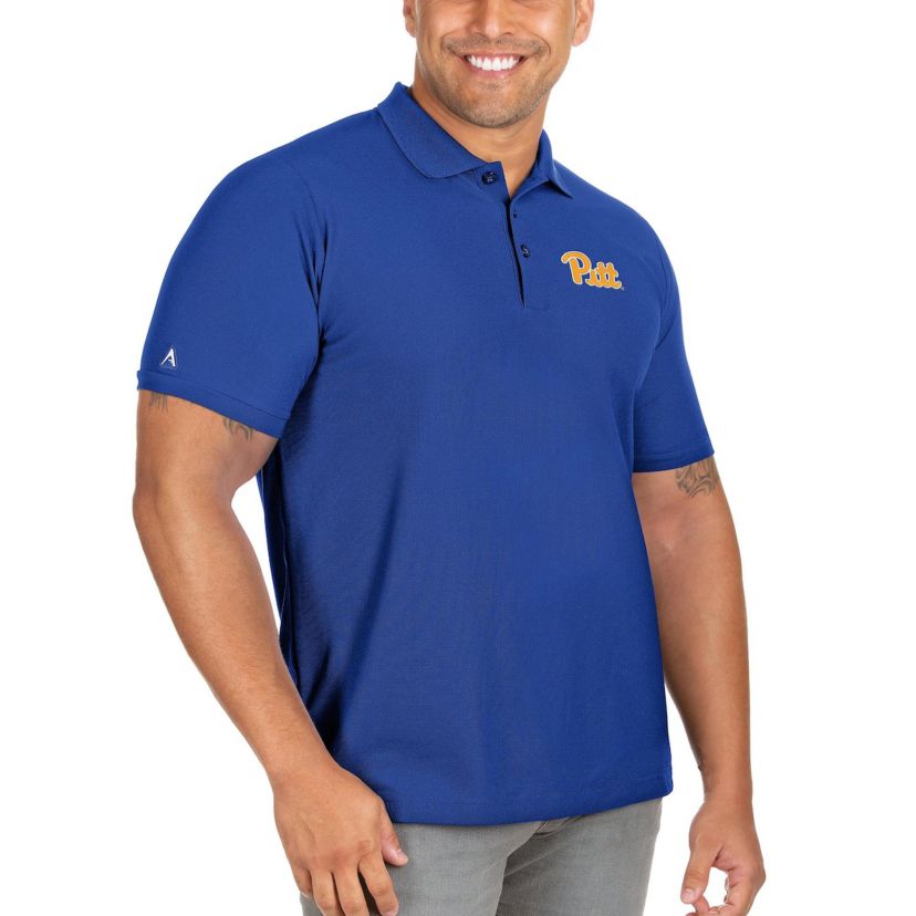 NCAA Pitt Panthers Big & Tall Legacy Pique Polo