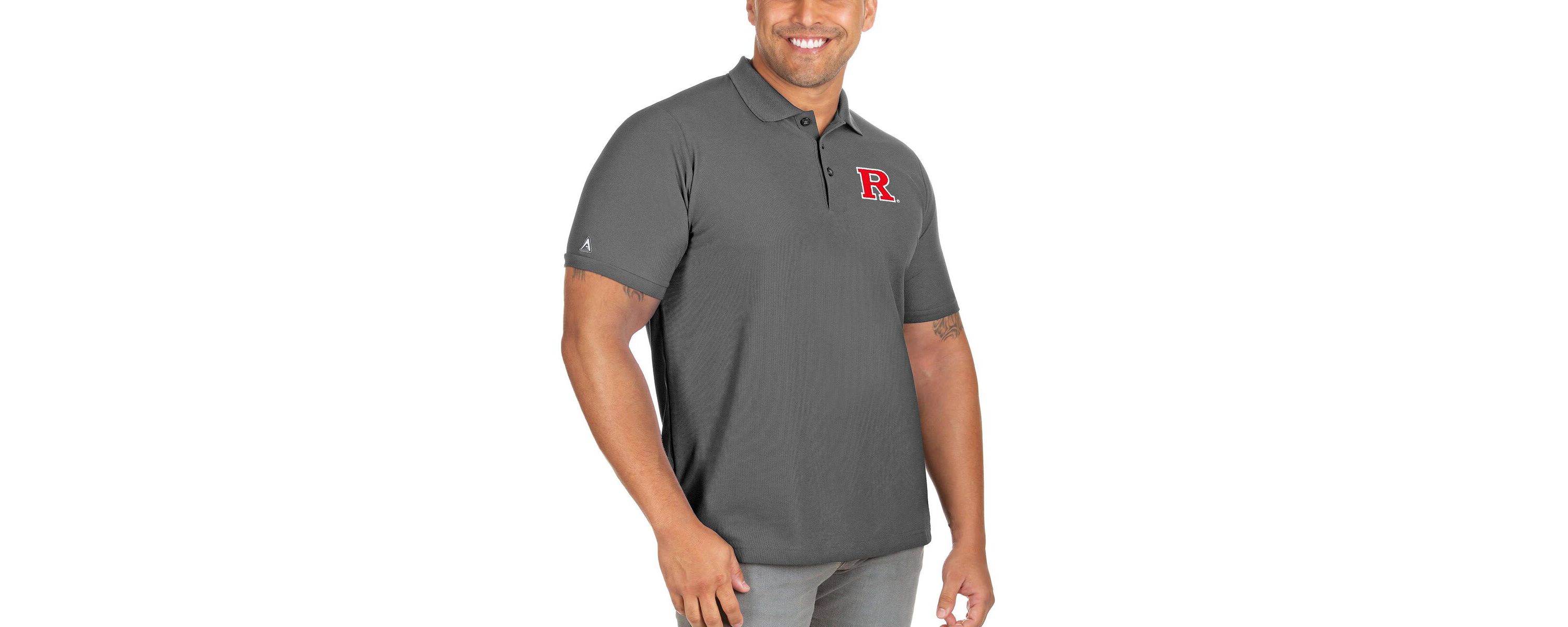 Rutgers Scarlet Knights NCAA Rutgers Knights Big & Tall Legacy Pique Polo