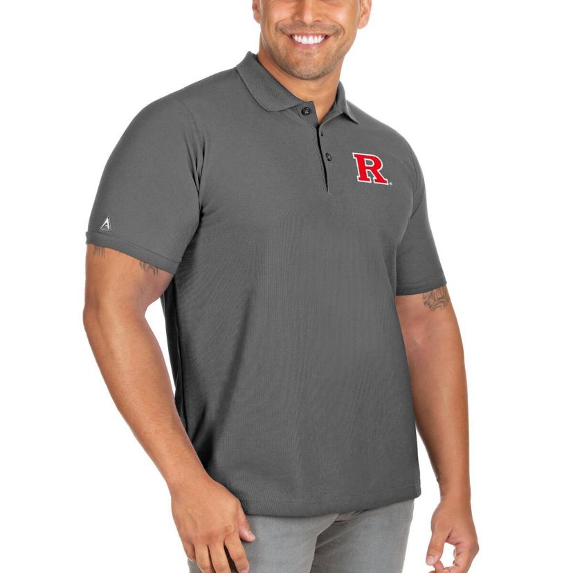 Rutgers Scarlet Knights NCAA Rutgers Knights Big & Tall Legacy Pique Polo