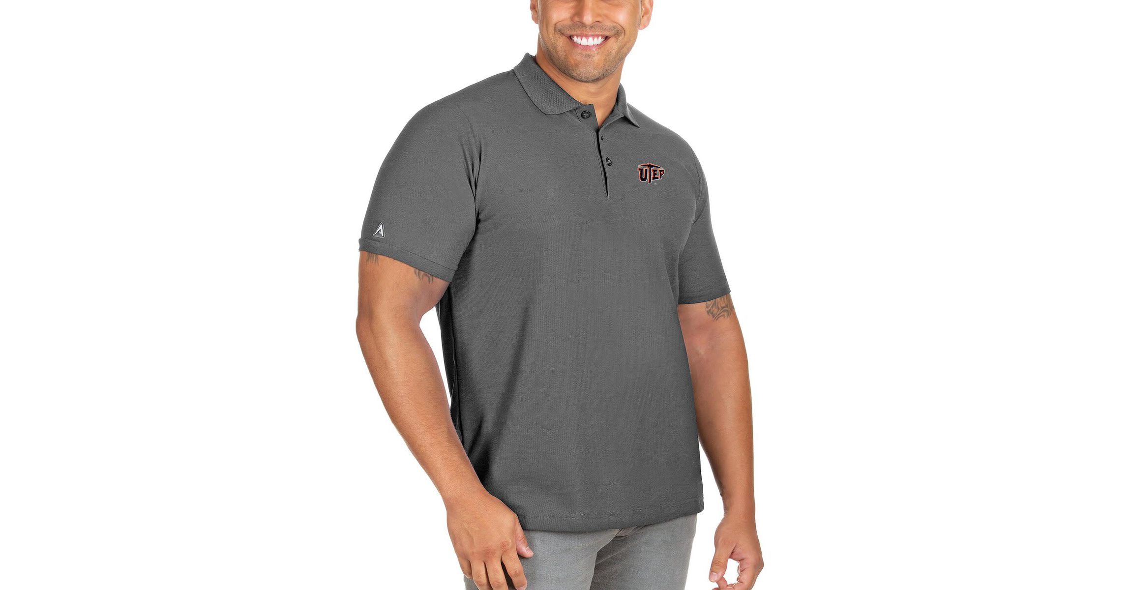 NCAA UTEP Miners Big & Tall Legacy Pique Polo