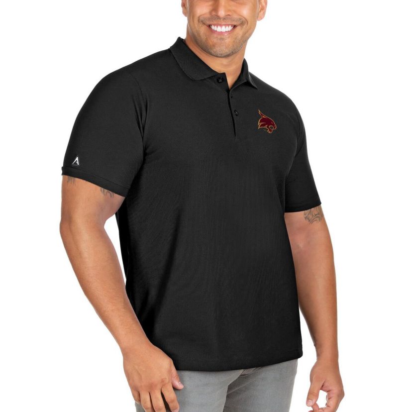 NCAA Texas State Bobcats Big & Tall Legacy Pique Polo