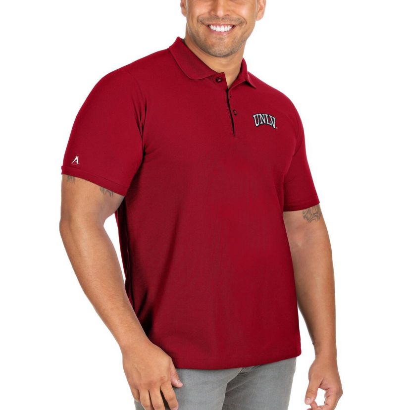 NCAA UNLV Rebels Big & Tall Legacy Pique Polo
