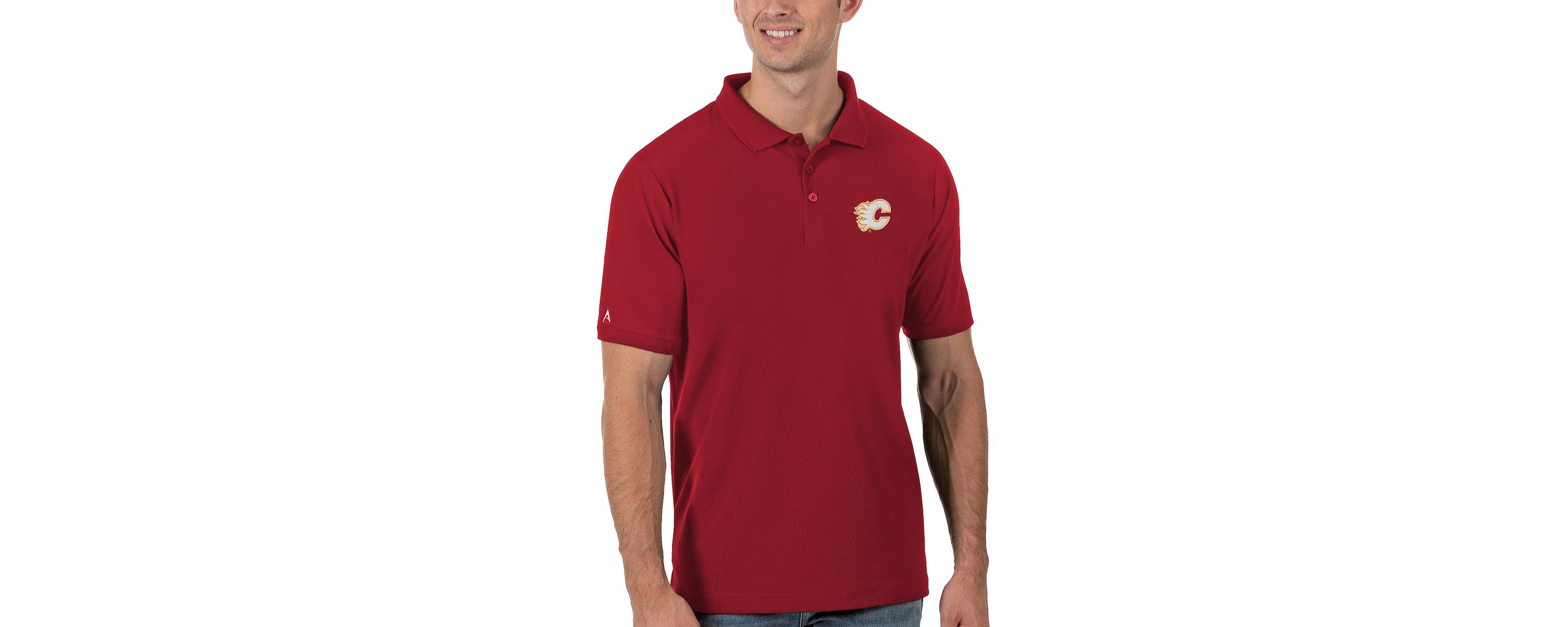 NHL Calgary Flames Legacy Pique Polo