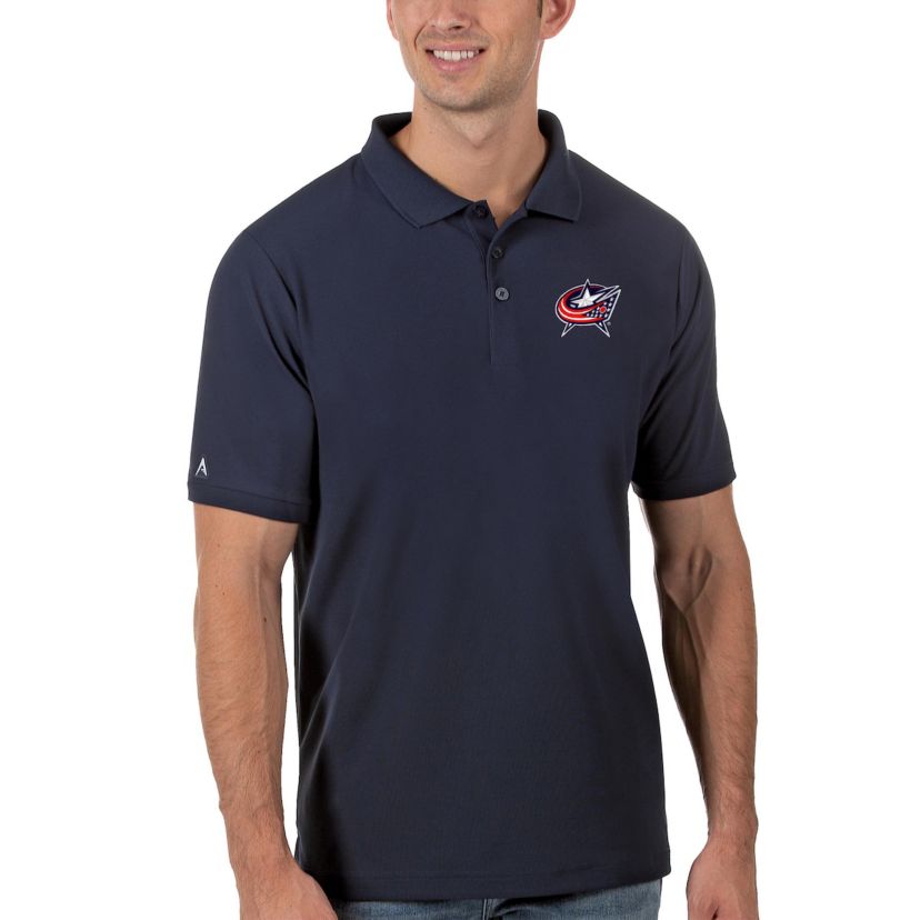NHL Columbus Jackets Legacy Pique Polo