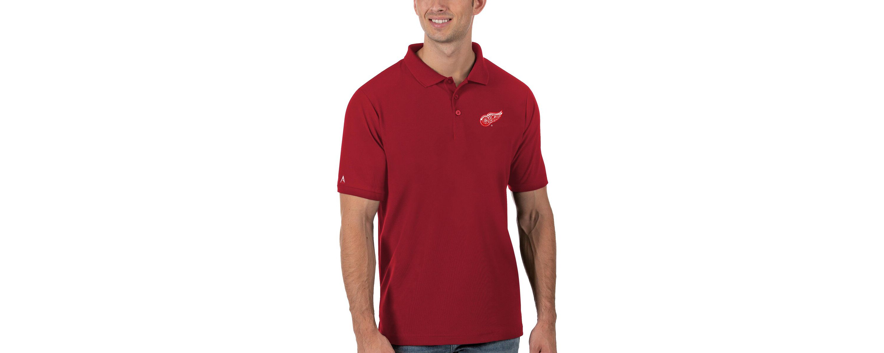 NHL Detroit Wings Legacy Pique Polo
