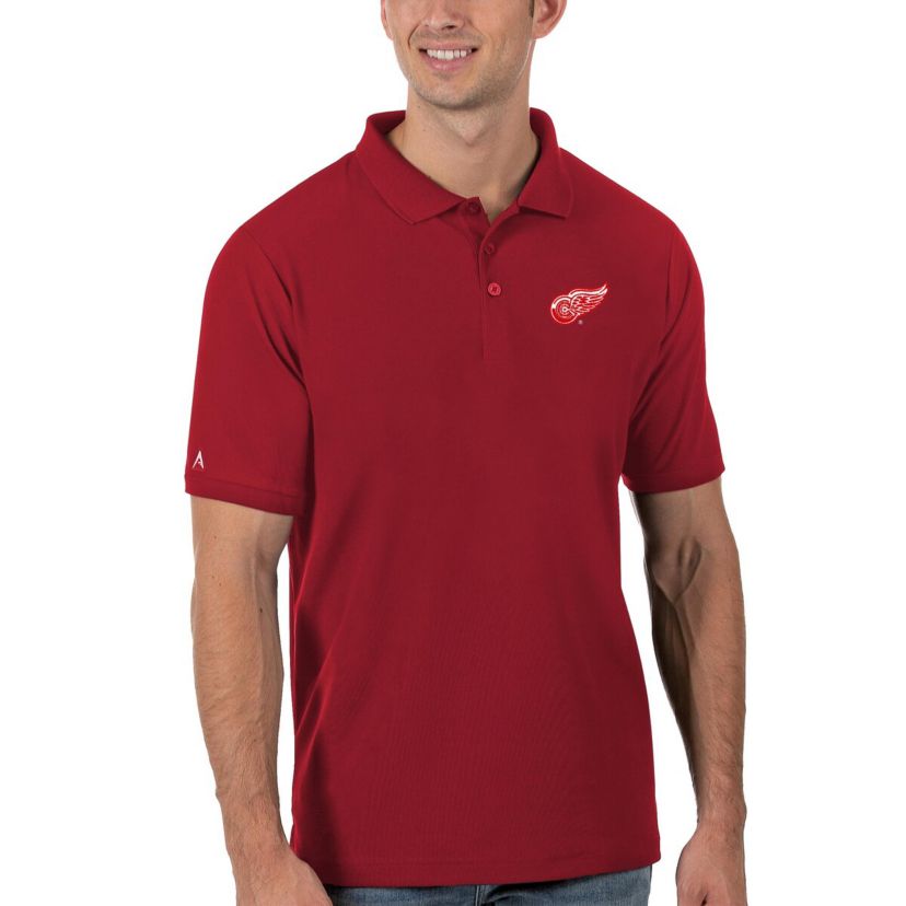 NHL Detroit Wings Legacy Pique Polo