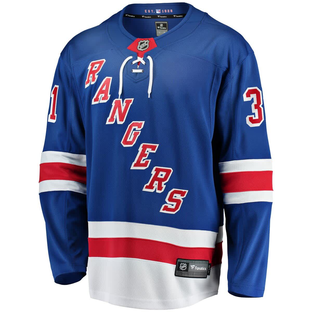 NHL Fanatics Igor Shesterkin New York Rangers Home Breakaway Player Jersey