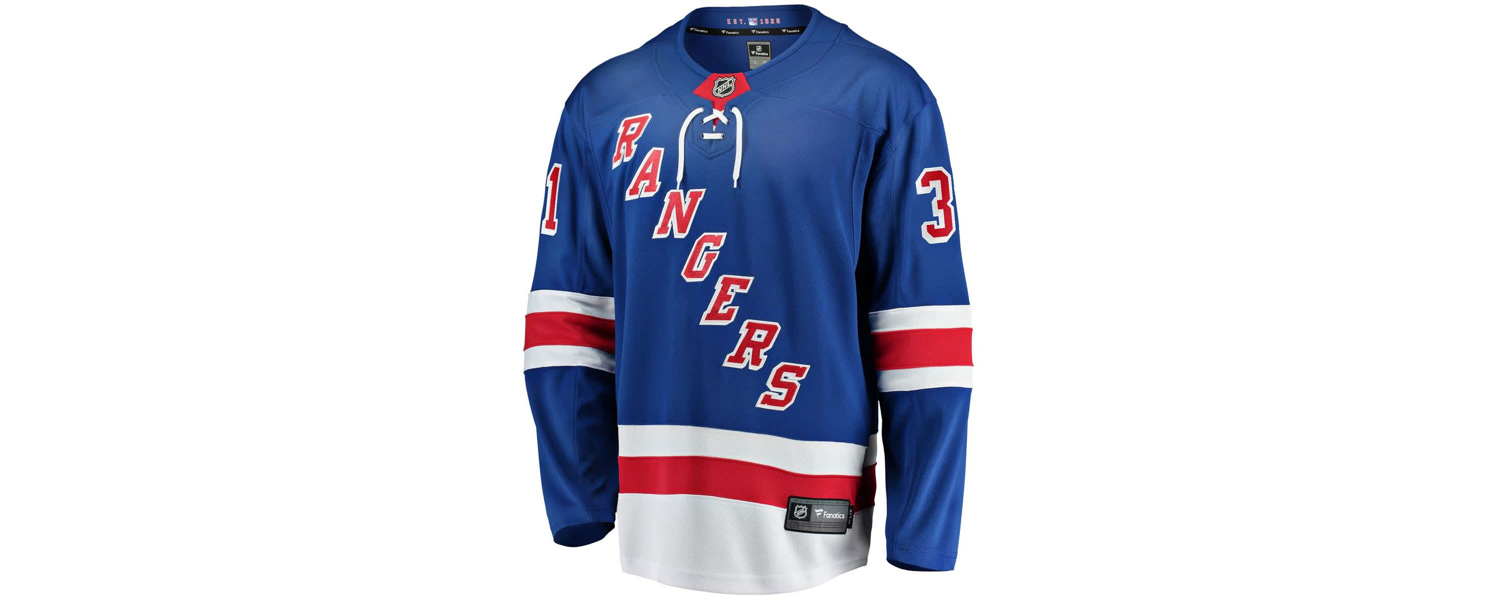 NHL Fanatics Igor Shesterkin New York Rangers Home Breakaway Player Jersey