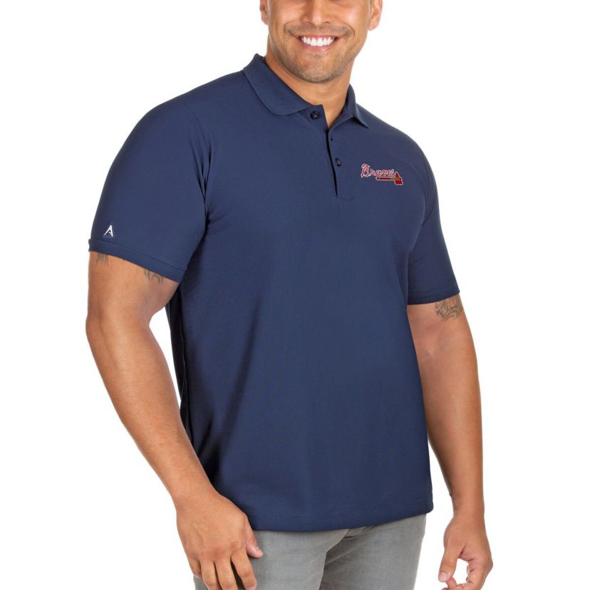 MLB Atlanta Braves Big & Tall Legacy Pique Polo
