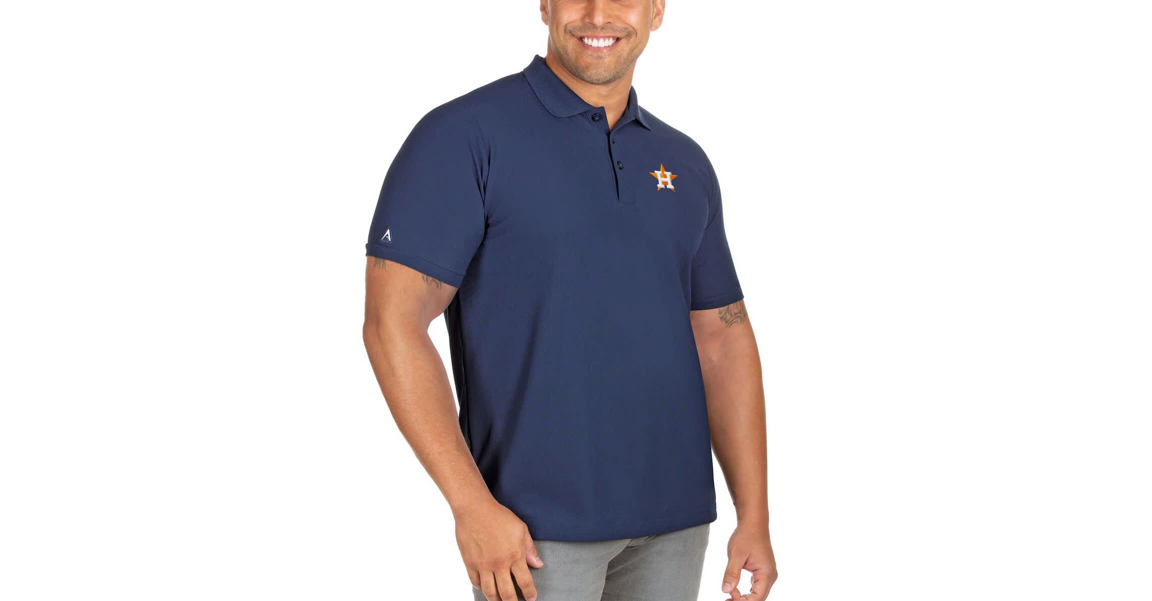 MLB Houston Astros Big & Tall Legacy Pique Polo