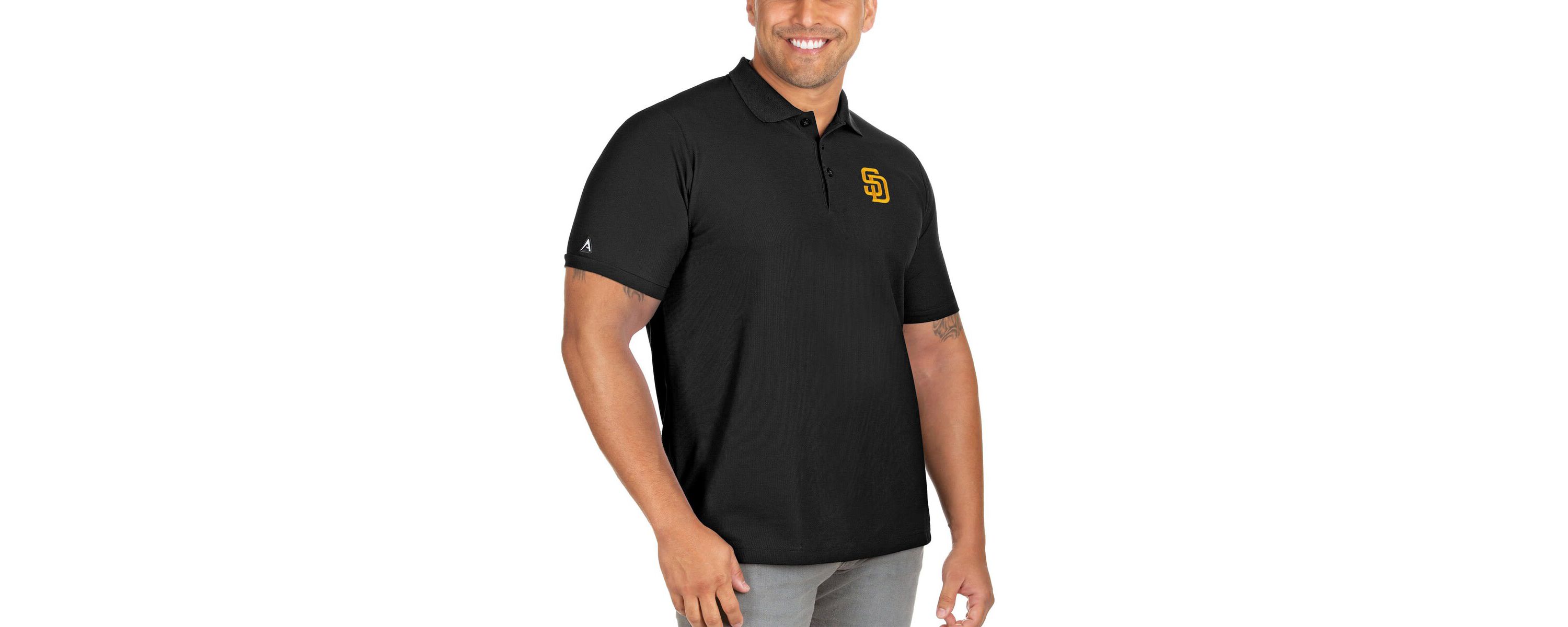 MLB San Diego Padres Big & Tall Legacy Pique Polo