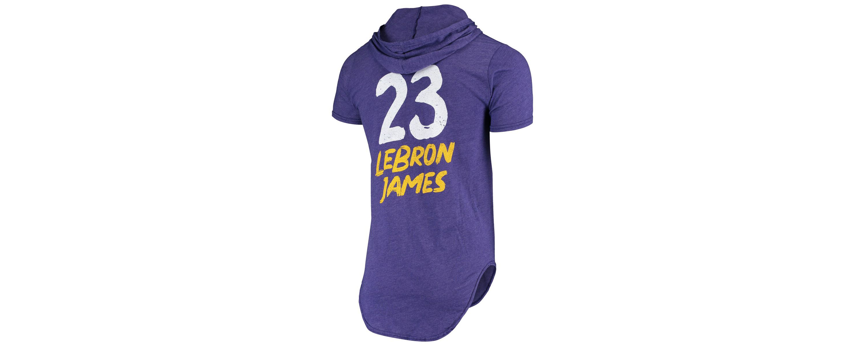 NBA Fanatics LeBron James ed Los Angeles Lakers Hoodie Tri-Blend T-Shirt