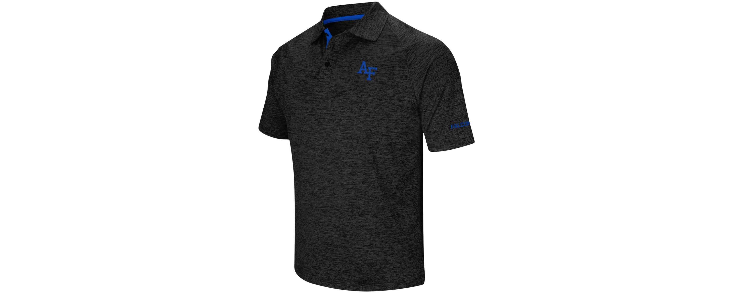 NCAA ed Air Force Falcons Down Swing Raglan Polo