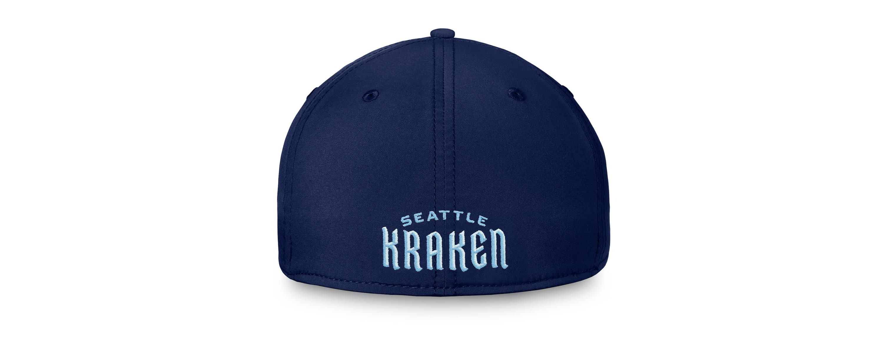 NHL Fanatics Deep Sea Seattle Kraken Secondary Logo Flex Hat
