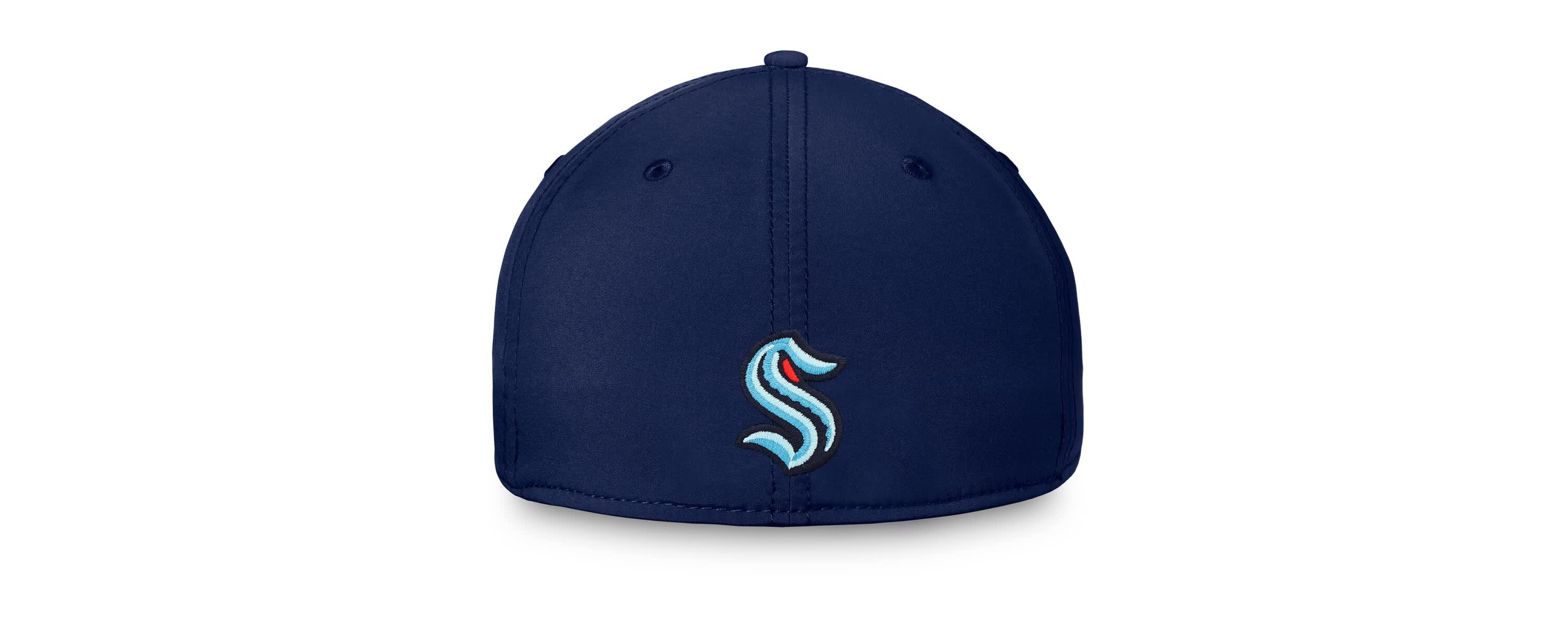 NHL Fanatics Deep Sea Seattle Kraken Wordmark Flex Hat