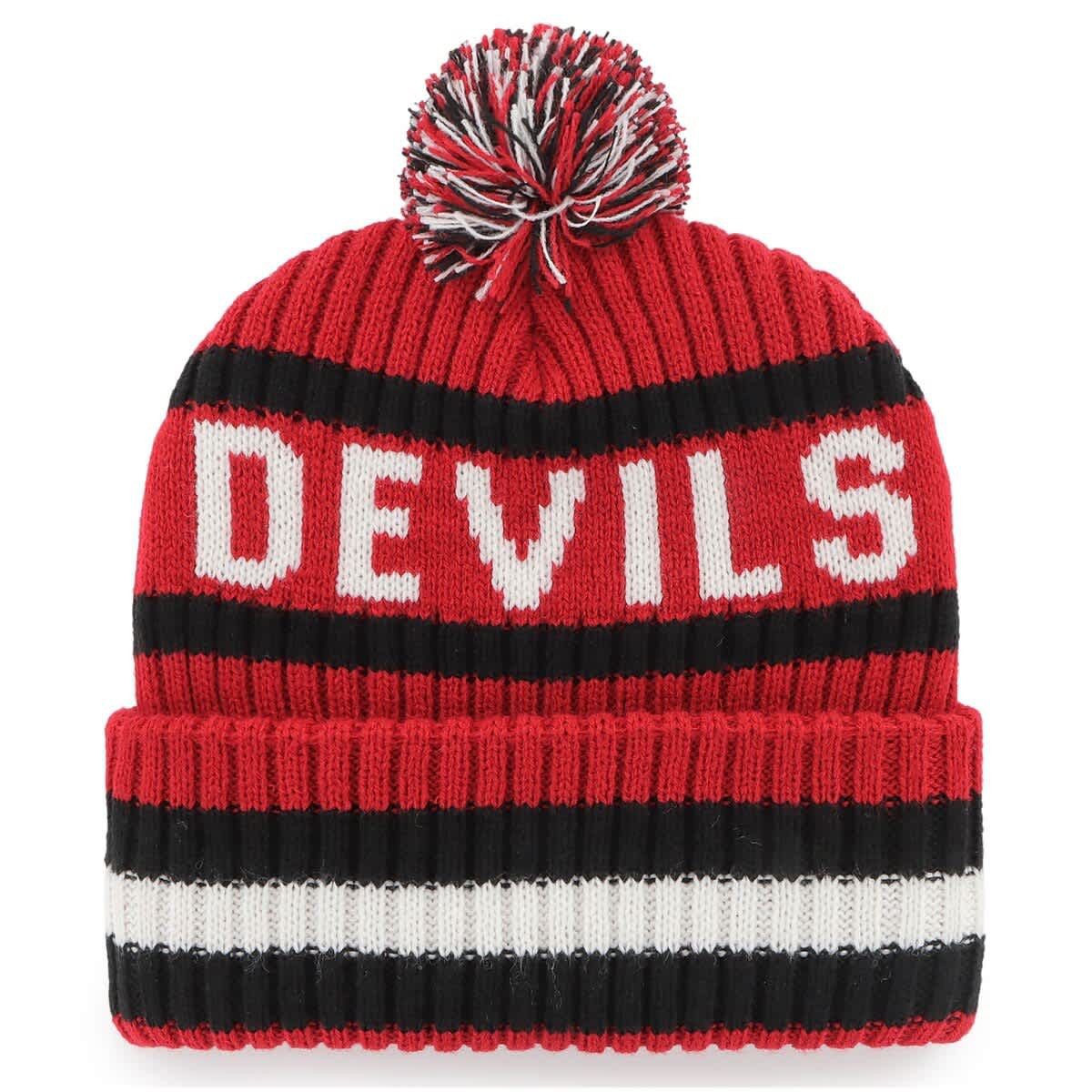NHL New Jersey Devils Bering Cuffed Knit Hat with Pom