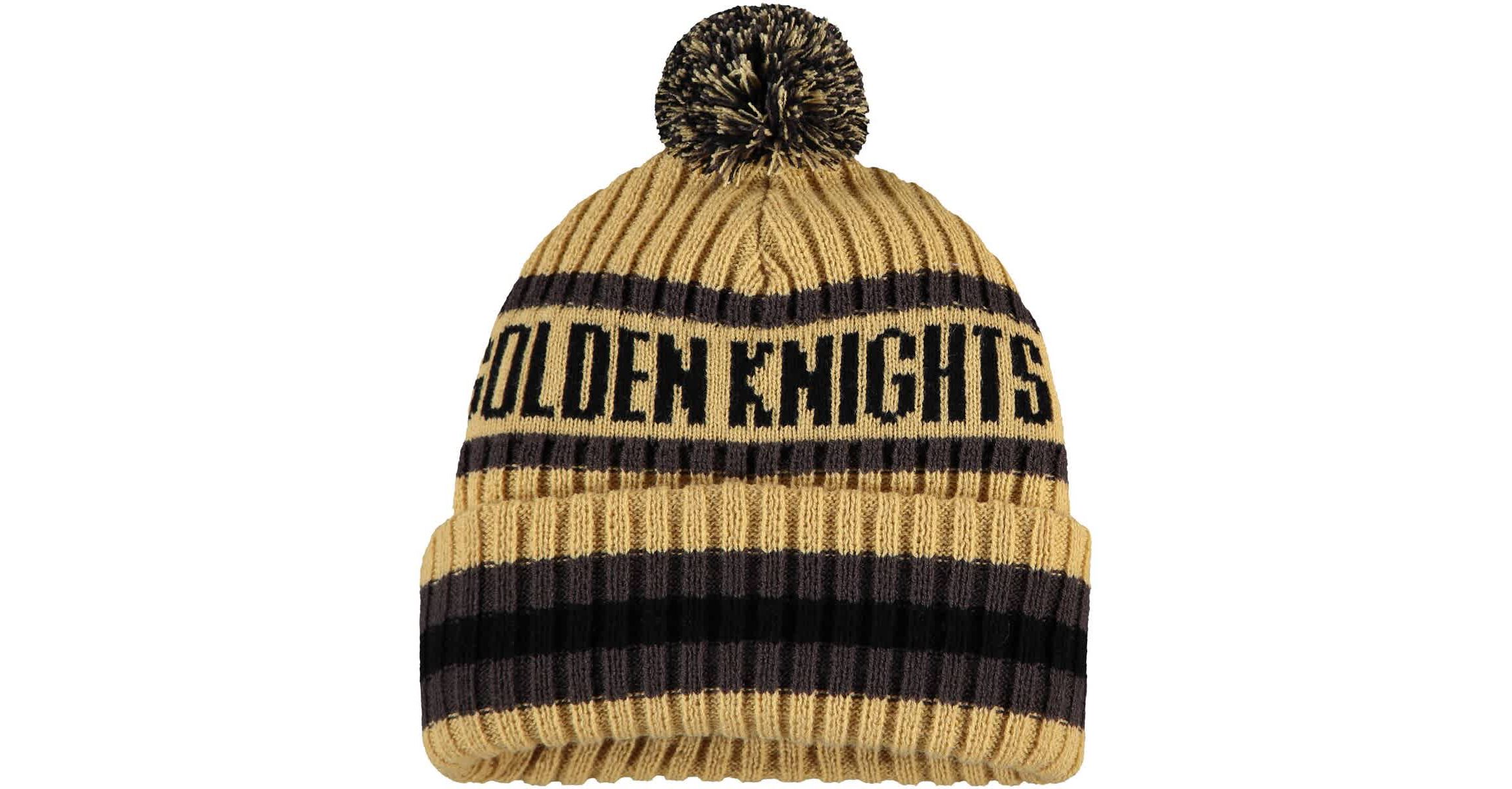 NHL Vegas Golden Knights Bering Cuffed Knit Hat with Pom