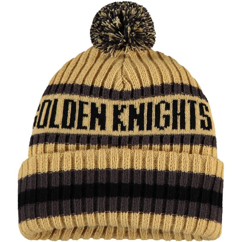 NHL Vegas Golden Knights Bering Cuffed Knit Hat with Pom