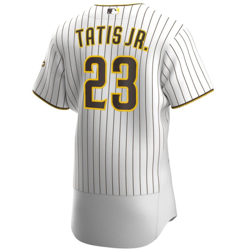 MLB Nike Fernando Tatís Jr. White/Brown San Diego Padres Home Authentic Player Jersey