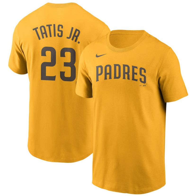 MLB Nike Fernando Tatis Jr. San Diego Padres Name & Number T-Shirt