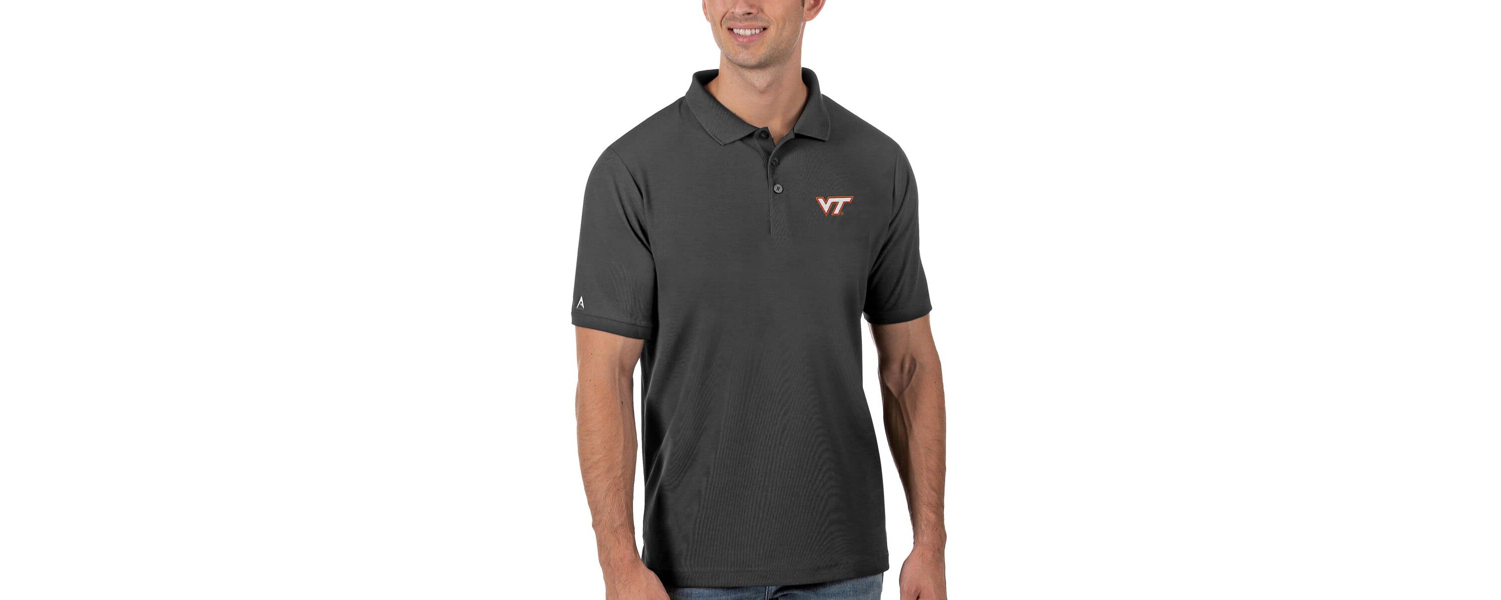 NCAA Virginia Tech Hokies Team Legacy Pique Polo
