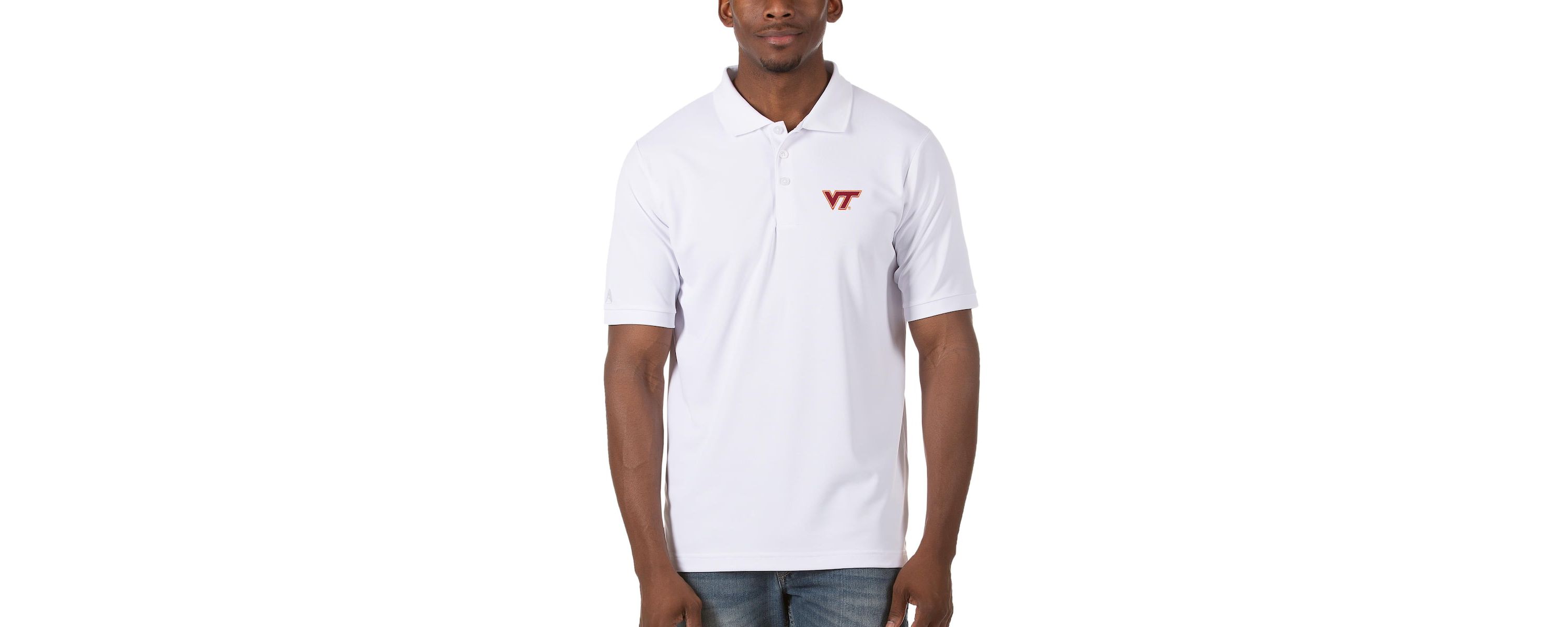 NCAA Virginia Tech Hokies Team Legacy Pique Polo