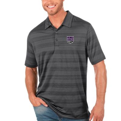 Antigua NBA Sacramento Kings Compass Polo, Gray, X-Large -  0195096615303