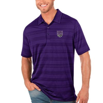 Antigua NBA Sacramento Kings Compass Polo, Purple, X-Large -  0195096618984