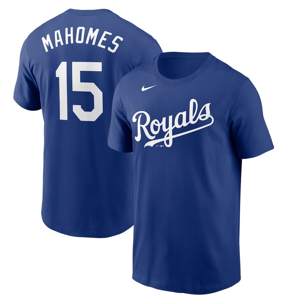 MLB Nike Patrick Mahomes Kansas City Royals Name & Number T-Shirt