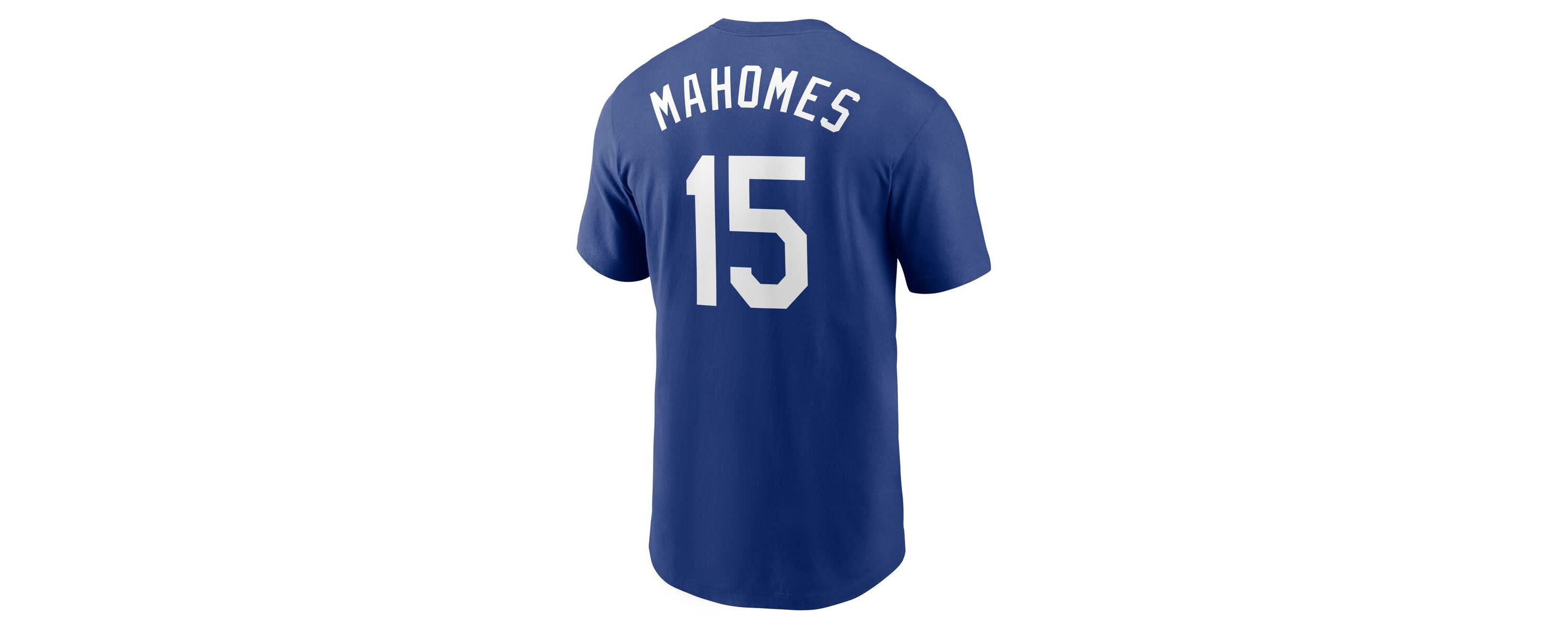 MLB Nike Patrick Mahomes Kansas City Royals Name & Number T-Shirt