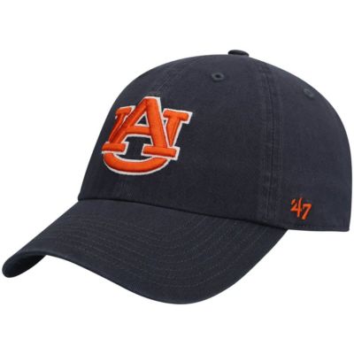 '47 Men's NCAA Auburn Tigers Vintage Clean Up Adjustable Hat, Navy Blue