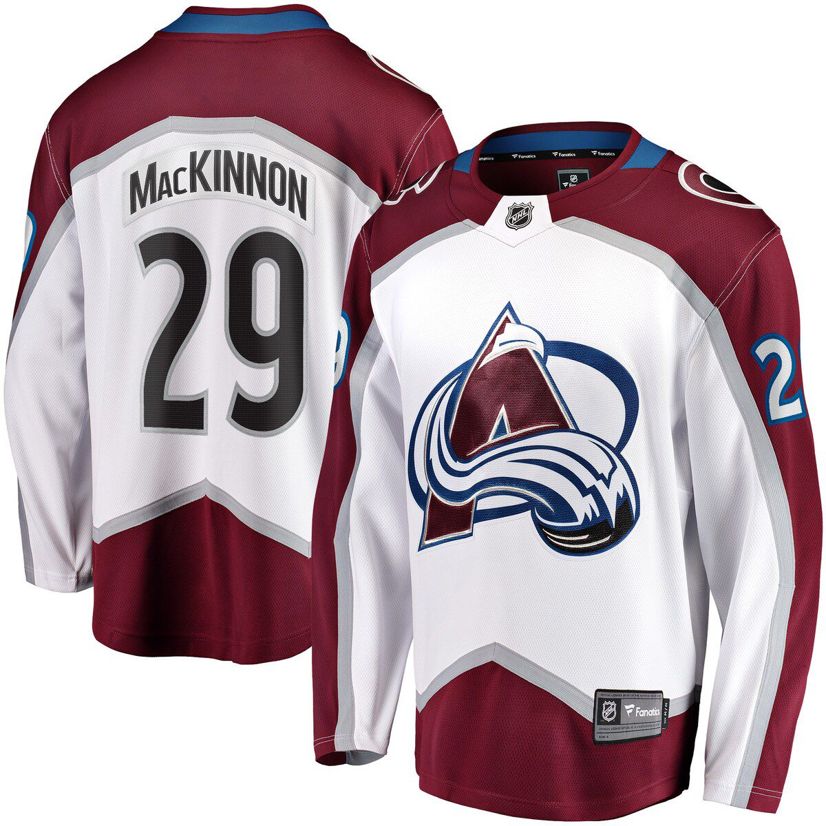 NHL Fanatics Nathan MacKinnon Colorado Avalanche Breakaway Jersey