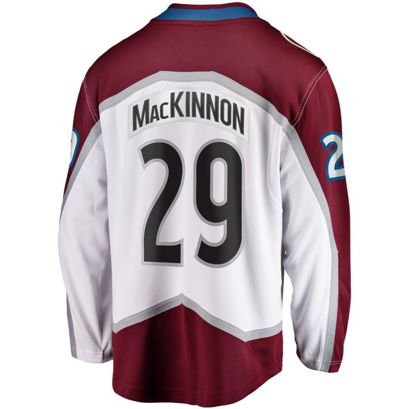 NHL Fanatics Nathan MacKinnon Colorado Avalanche Breakaway Jersey