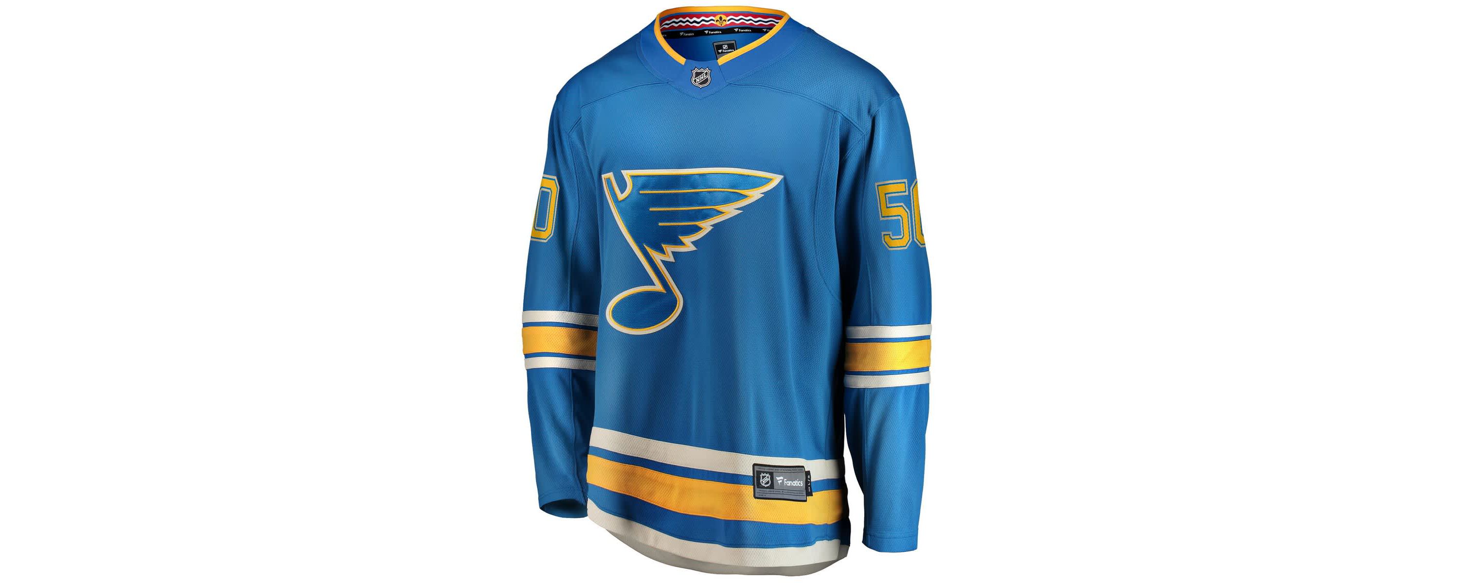 NHL Fanatics Jordan Binnington St. Louis Blues Breakaway Jersey