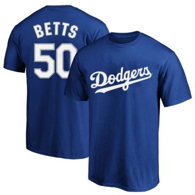 Men's MLB Fanatics Mookie Betts Los Angeles Dodgers Big & Tall Name & Number T-Shirt, 2XL Tall