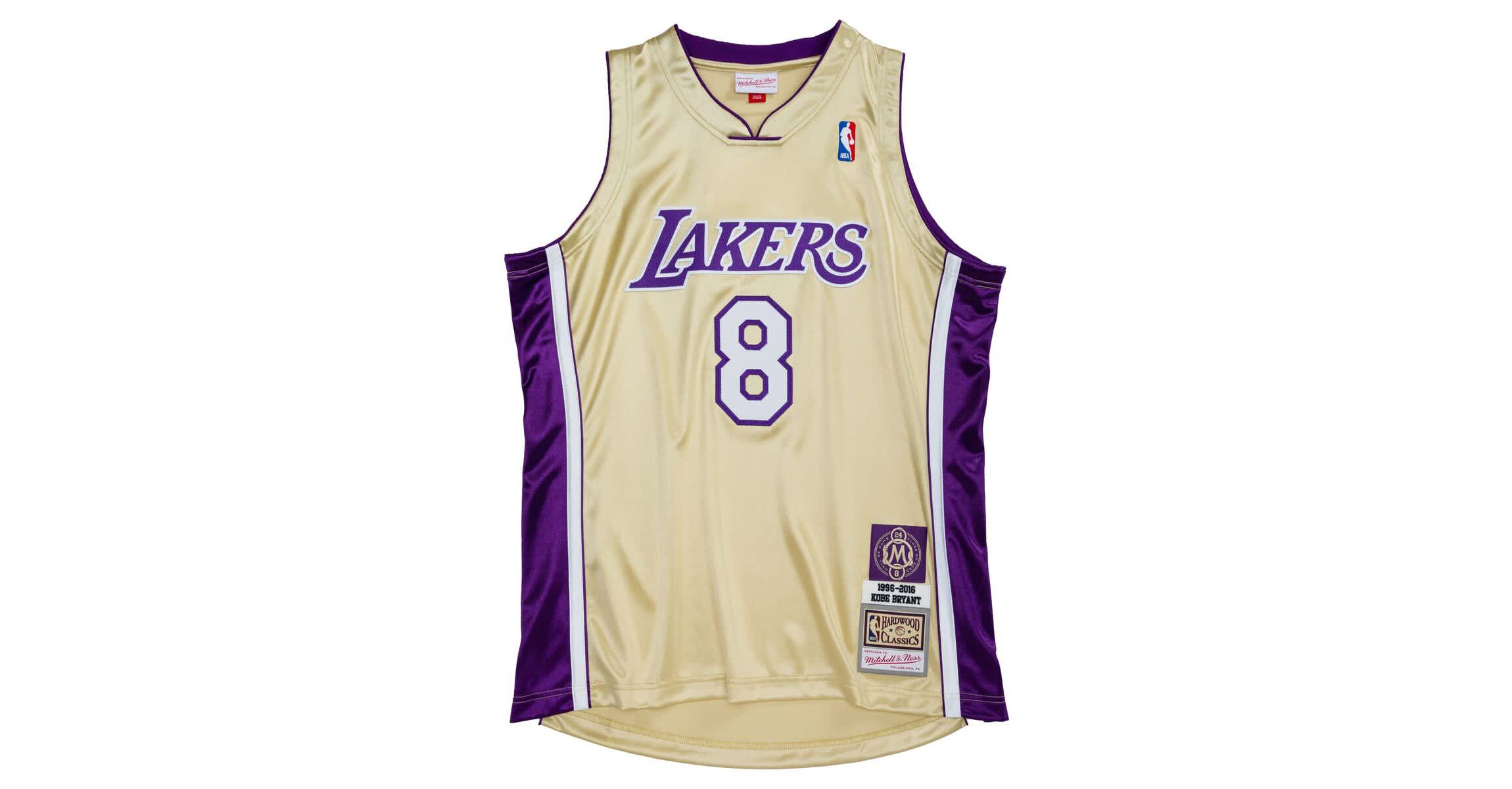 NBA Kobe Bryant Los Angeles Lakers Hall of Fame Class of 2020 #8 Authentic Jersey