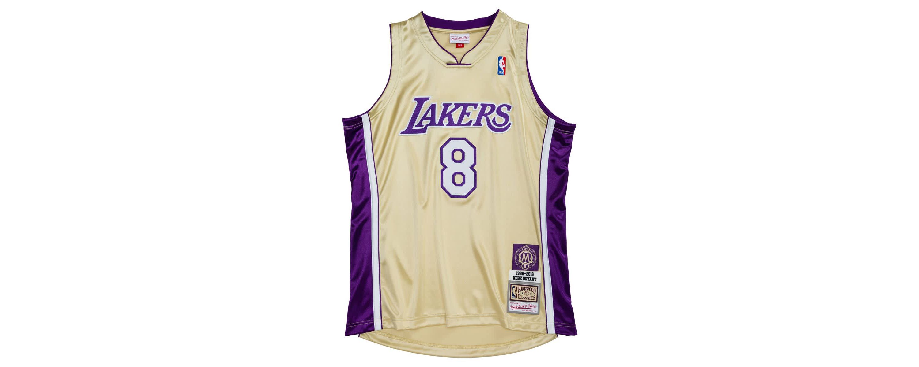 NBA Kobe Bryant Los Angeles Lakers Hall of Fame Class of 2020 #8 Authentic Jersey