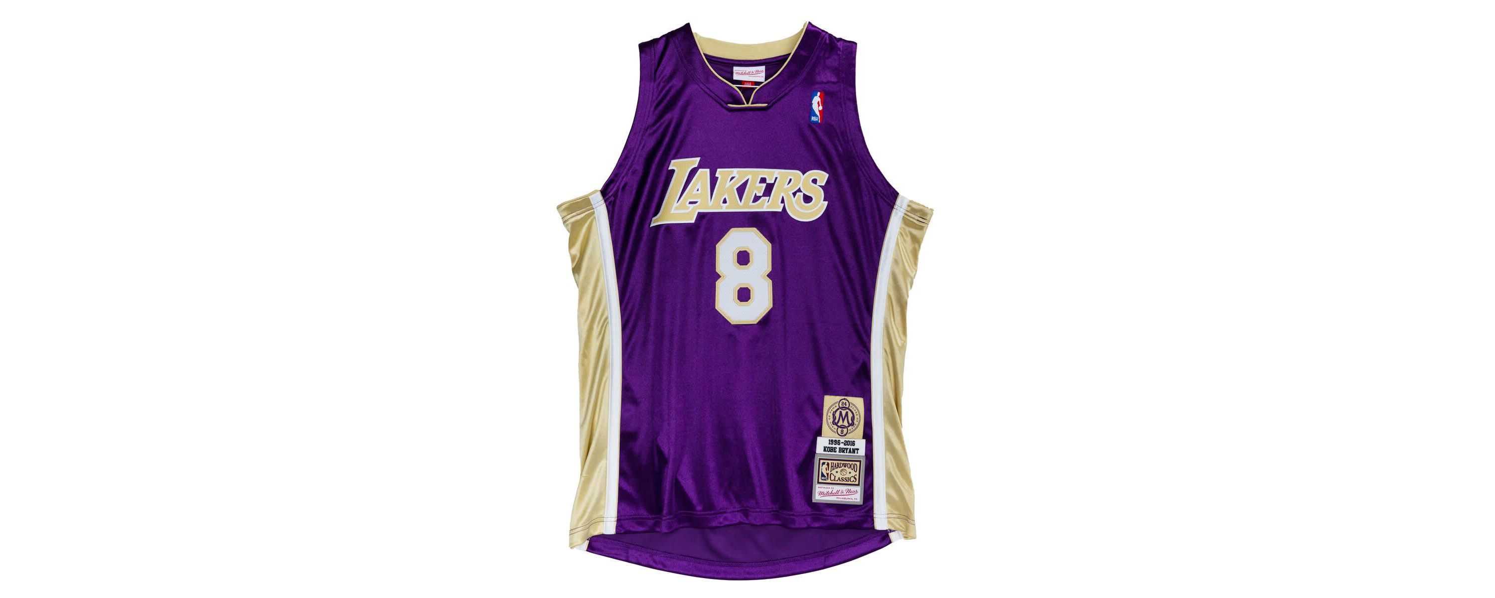 NBA Kobe Bryant Los Angeles Lakers Hall of Fame Class of 2020 #8 Authentic Jersey