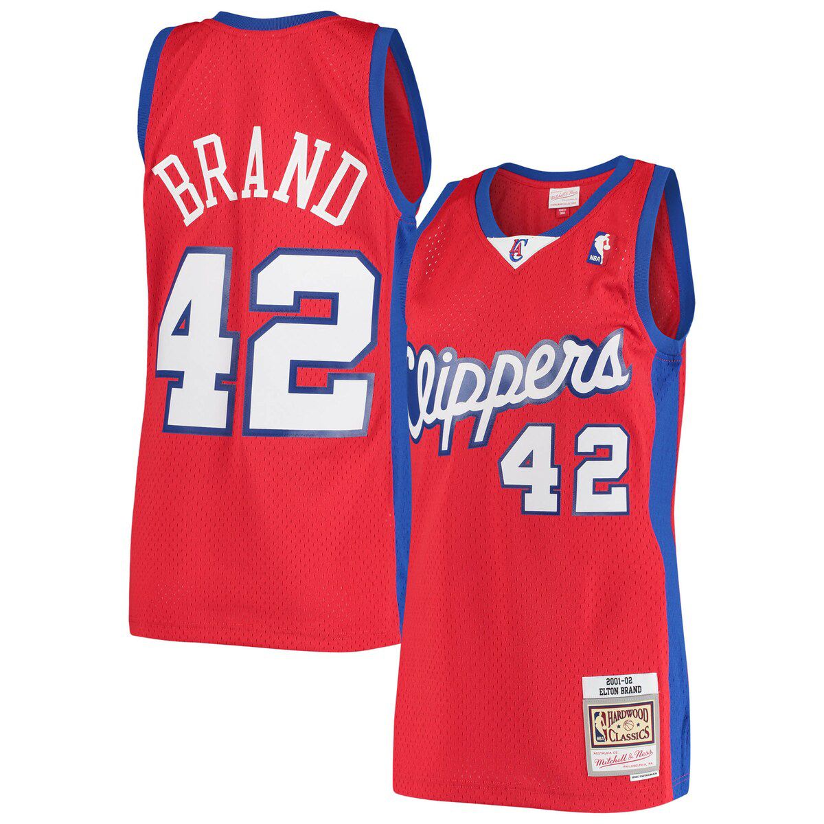 Los Angeles Clippers NBA Elton Brand LA Clippers Hardwood Classics Swingman Jersey