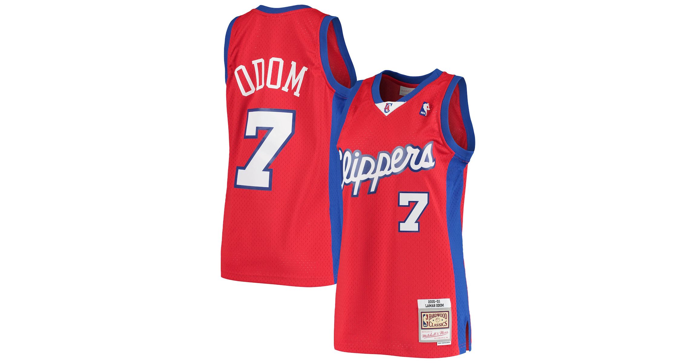 Los Angeles Clippers NBA Lamar Odom LA Clippers 2000/01 Hardwood Classics Swingman Jersey