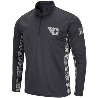 NCAA Dayton Flyers OHT Military Appreciation Digital Lightweight Quarter-Zip Pullover