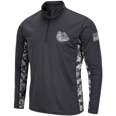 Gonzaga University Bulldogs NCAA OHT Military Appreciation Digital Lightweight Quarter-Zip Pullover