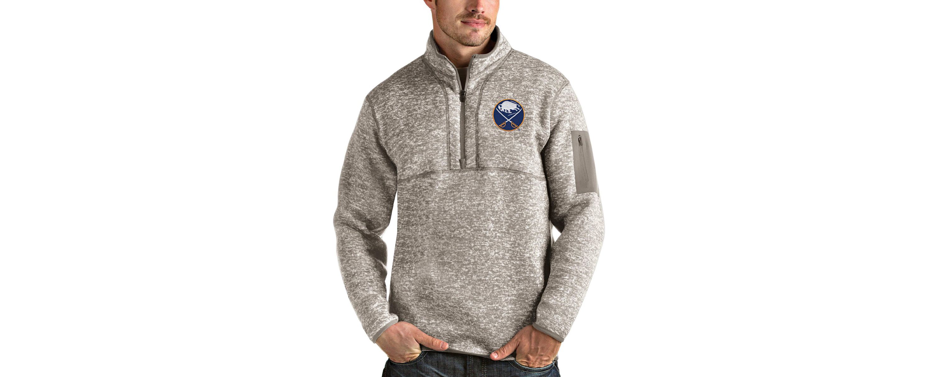 NHL Buffalo Sabres Team Fortune Half-Zip Pullover Jacket