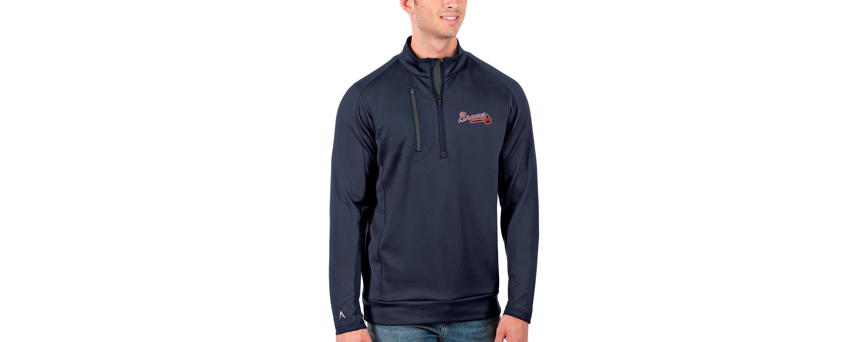 MLB Atlanta Braves Generation Quarter-Zip Pullover Jacket