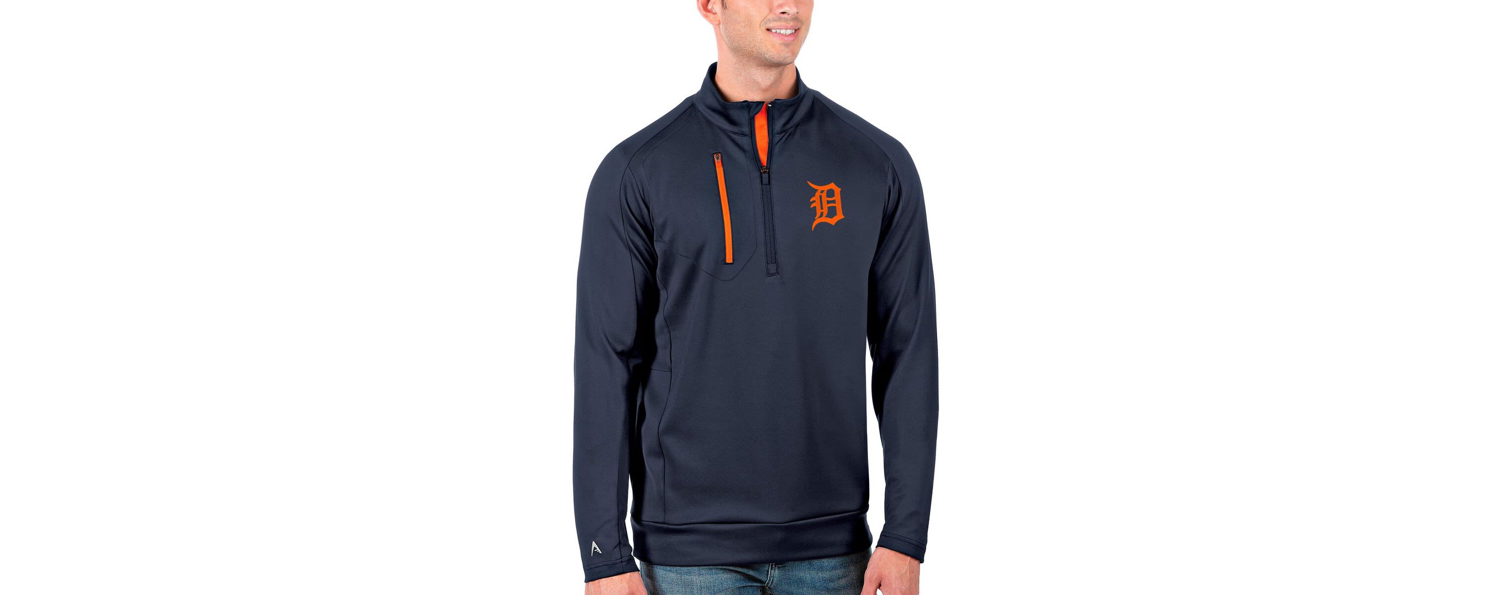 MLB Detroit Tigers Generation Quarter-Zip Pullover Jacket