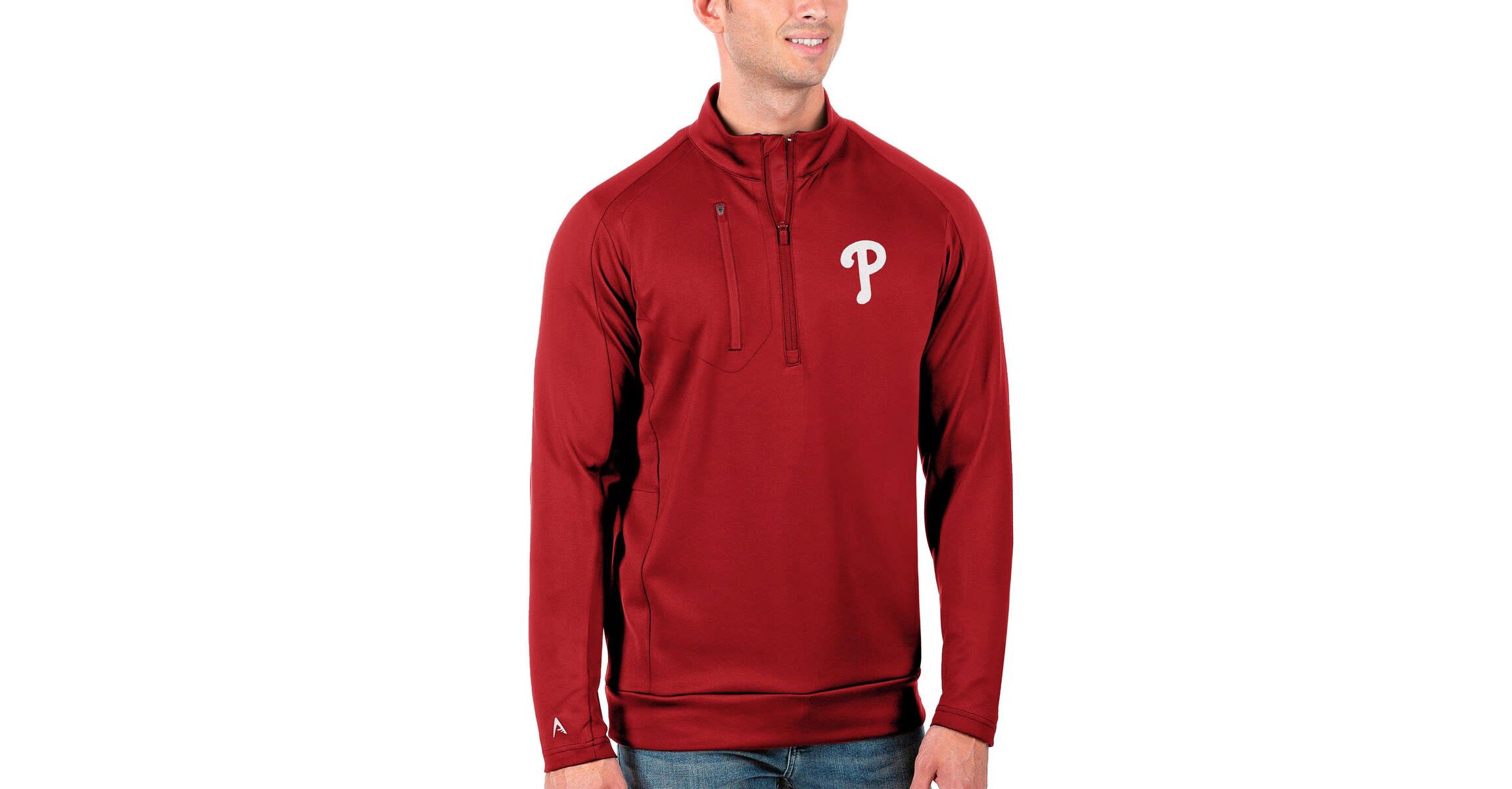 MLB Philadelphia Phillies Generation Quarter-Zip Pullover Jacket