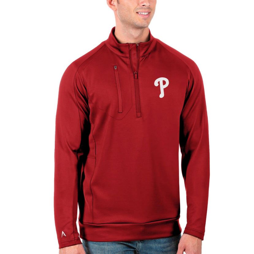MLB Philadelphia Phillies Generation Quarter-Zip Pullover Jacket