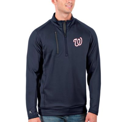 MLB Washington Nationals Big & Tall Generation Quarter-Zip Pullover Jacket